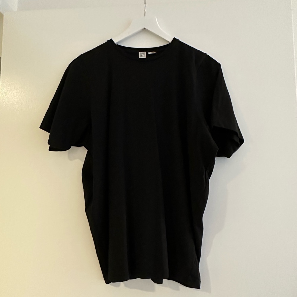 Toteme Oversized Cotton Tee Black XXS